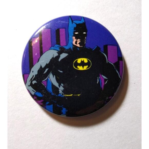Batman Hands On Hips Refrigerator Magnet Vintage 1980's Licensed Comic Superhero - Picture 1 of 3